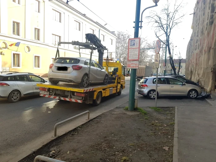 Un şofer amendat pentru parcare pe spaţiul verde a obţinut anularea sancţiuni FOTO Arhivă - Poliţia Locală