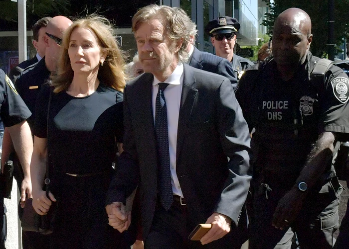 Felicity Huffman a fost însoțită la tribunal de soțul ei, actorul William H. Macyfoto: Getty Images
