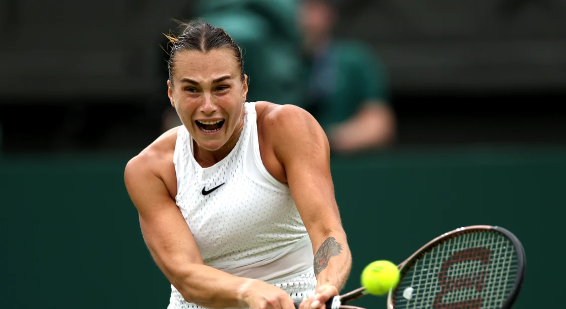 Aryna Sabalenka, învinsă în semifinale la Wimbledon. Foto Getty images 
