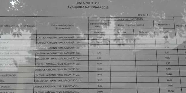 rezultate evaluare nationala 2015 cluj foto