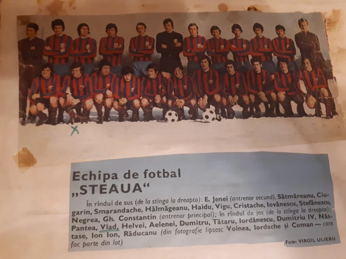 Steaua, cu Cornel Vlad și cu Emeric Ienei în slujba Armatei FOTO Colecție personală