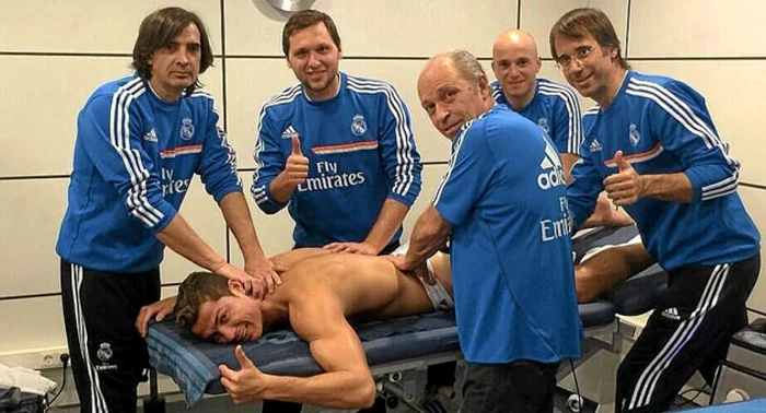 Cristiano Ronaldo, pe mâna maseurilor de la Real Madrid