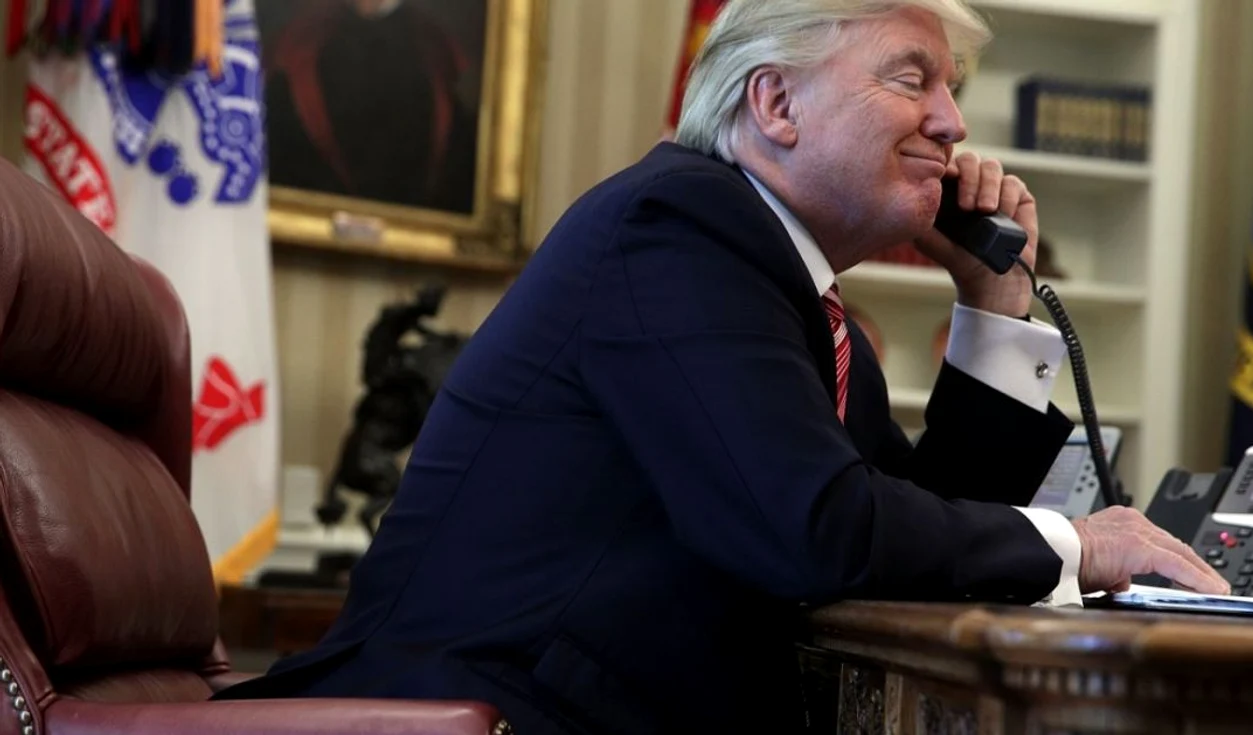 Trump a vorbit la telefon cu președinta interimară a Venezuelei FOTO Getty Images / Alex Wong 