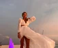 Crina Abrudan în Maldive de ziua ei, împreuna cu soţul Gabi Popescu