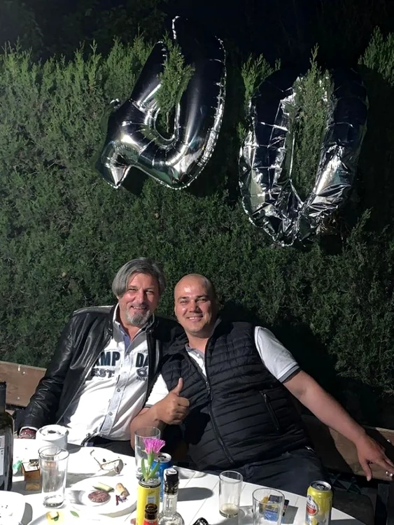 Cornel Galeș, alături de prietenul care a postat ultimele fotografii cu el în viață