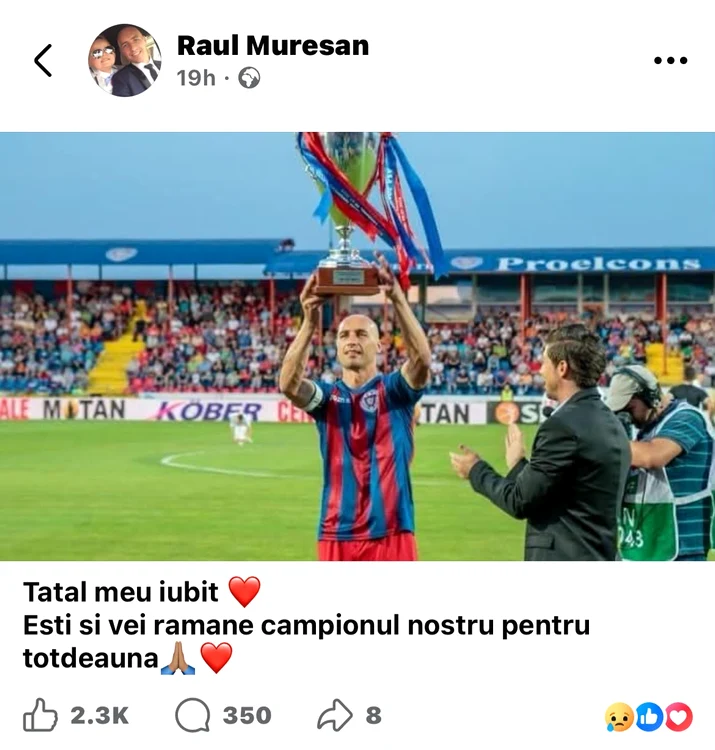 Mesajul transmis de Raul Mureșan. Foto: social media