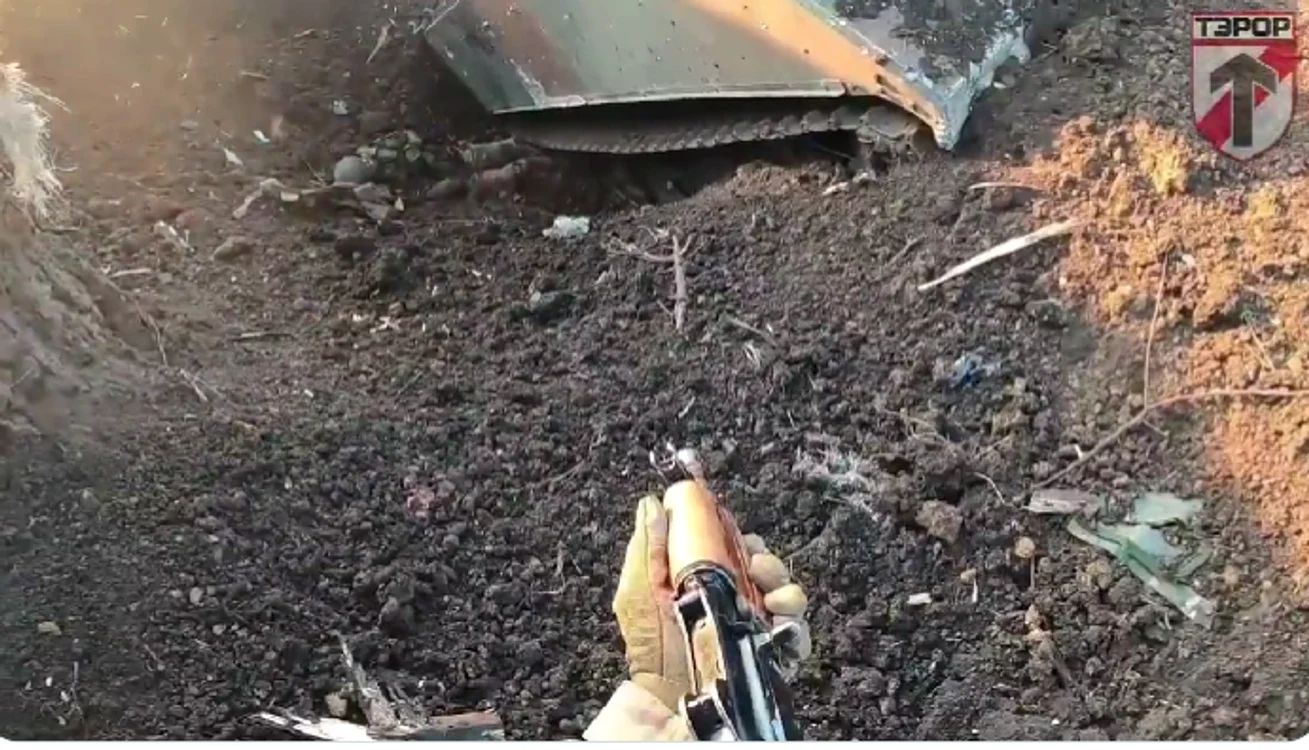Imagini pline de dramatism cu atacul asupra unor tranșee rusești la Bahmut FOTO Captură Video