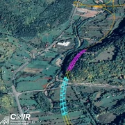 Lotul 2A Ditrău Grințieș este cel mai lung lot al Autostrăzii „Unirii”  A8 Foto Captură video CNIR jpg