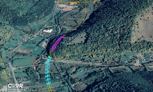 Lotul 2A Ditrău Grințieș este cel mai lung lot al Autostrăzii „Unirii”  A8 Foto Captură video CNIR jpg