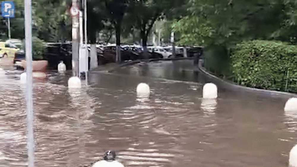 Imaginile dezastrului după furtună. Inundații și copaci doborâți în toată țara. Străzile din Bucureşti, sub ape