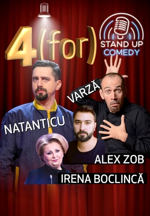 Varză și Irene Boclincă, foști rivali la iUmor, acum colegi în spectacole de stand-up comedy
