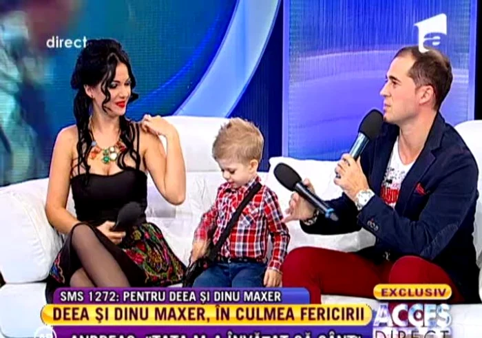Andreas a zâmbit tot timpul la emisiunea Simonei Gherghe
