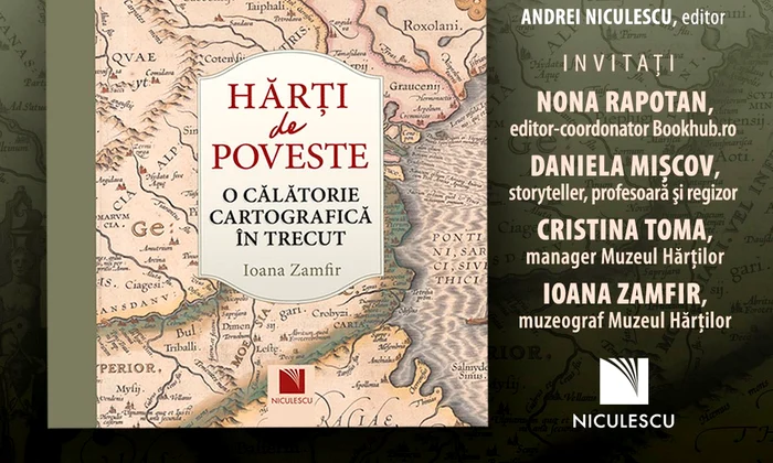 Volumul „Hărţi de poveste.  O călătorie cartografică în trecut”, lansat la Târgul Gaudeamus