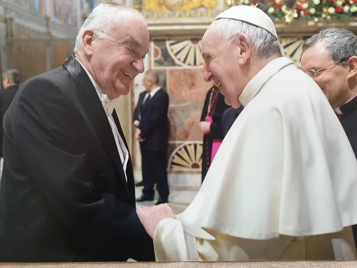 Liviu Zăpârțan l-a convins pe Papa Francisc să vină în România. FOTO: Arhivă personală