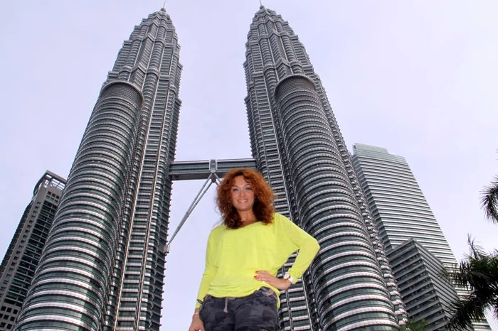 Anca Ţurcaşiu, vacanţă în Asia. (Foto: arhiva personală)