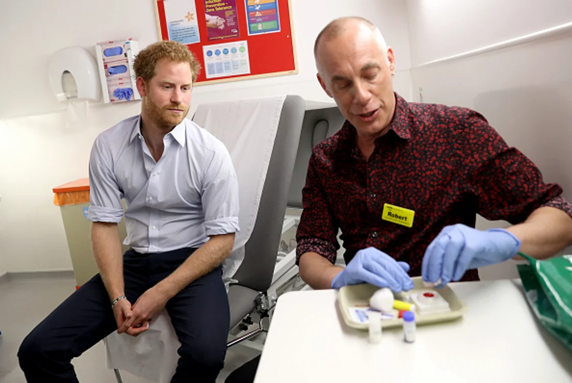Prințul Harry a făcut un test HIVFoto Getty