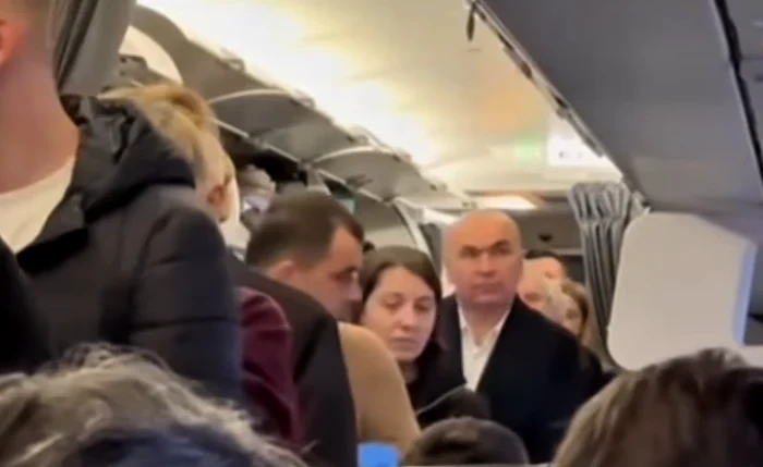 Ilie Bolojan a mers la summitul european cu un avion de linie FOTO Captură video