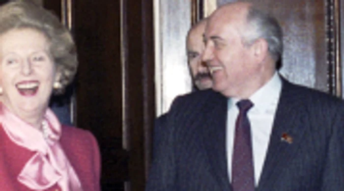 Margaret Thatcher şi Mihail Gorbaciov