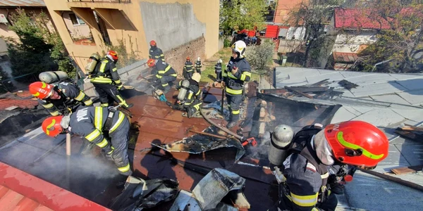 incendiu la o casa din bucuresti 