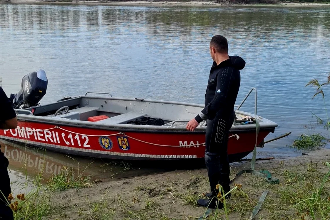 Accident naval pe Dunăre FOTO: ISU, Arhivă