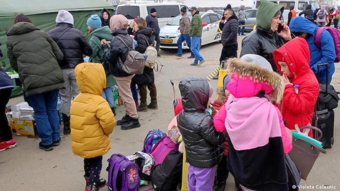 Printre refugiaţii care ajung în Republica Moldova se numără mulţi copii