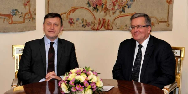 Întrevedere cu preşedintele Republicii Polone