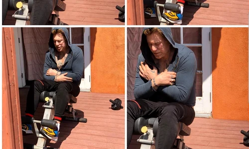 Mickey Rourke face abdomene și își învață fanii să își sculpteze trupul pe perioada izolării jpeg