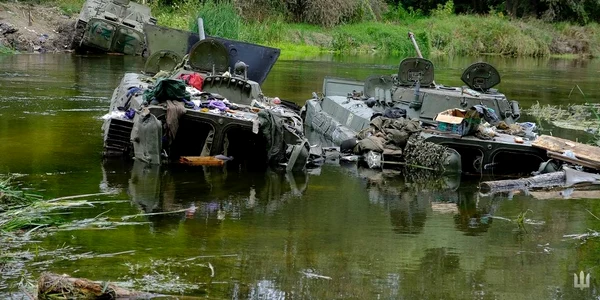 Echipament militar abandonat de Rusia in Harkov - Război Ucraina FOTO AFP