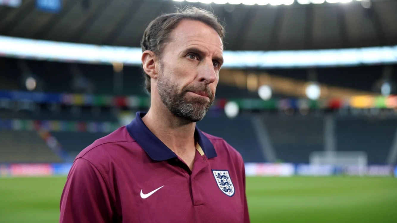 Gareth Southgate, trist după pierderea trofeului Euro 2024.