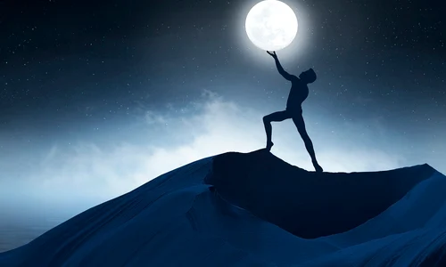 people silhouette touching moon jpg