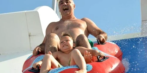 Reacţiile turiştilor în parcul acvatic Sursă foto AquaMagic Mamaia
