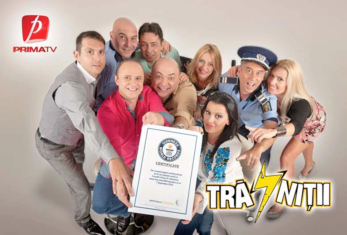 
    Grig Chiroiu şi colegii lui din ”Trăsniţii”, campioni la tiltul ”Cel mai longeviv sitcom din lume”  