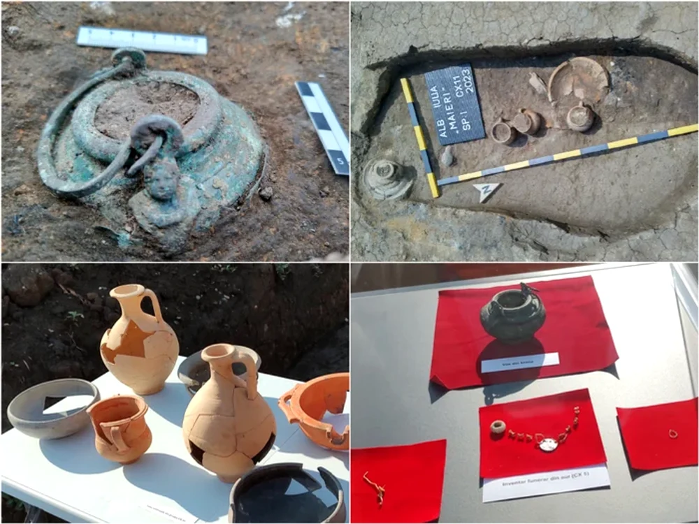 Obiectele găsite în timpul săpăturilor arheologice / foto: Muzeul Unirii & Adevărul
