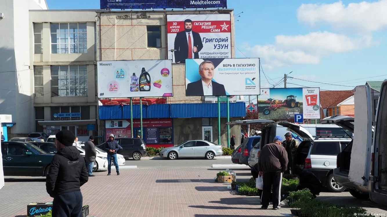 Afișe electorale înaintea alegerilor din Găgăuzia