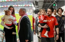 Regele Abdullah, Prințul Moștenitor Hussein, Prințesa Rajwa și Iman la meci  (1) jpg