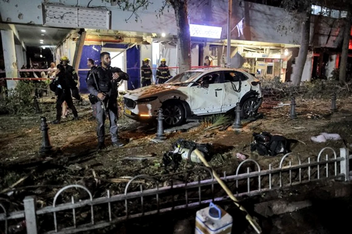 
    Metropola israeliană Tel Aviv a fost ţinta unui atac cu racheteFoto: AFP  