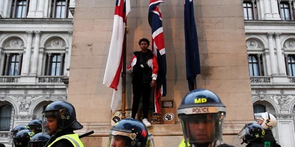 Proteste antirasisim Londra 7 iunie 2020 FOTO EPA-EFE