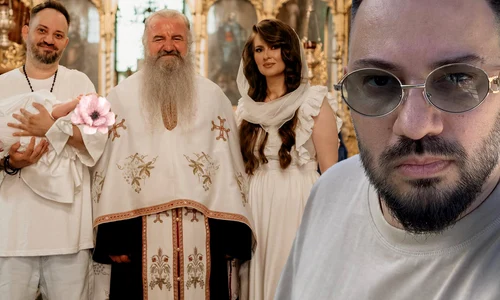 Artistul Mario Joy și-a botezat fetița, pe Mia Maria     “Sunt cel mai împlinit și fericit tătic!”