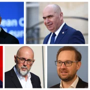 Nicușor Dan, Ilie Bolojan, Sorin Grindeanu, Kelemen Hunor, Dominic Fritz  / FOTO AFP, EPA EFE, Getty Images, Inquam Photos, Mediafax Foto