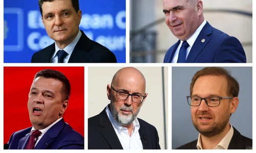 Nicușor Dan, Ilie Bolojan, Sorin Grindeanu, Kelemen Hunor, Dominic Fritz / FOTO AFP, EPA EFE, Getty Images, Inquam Photos, Mediafax Foto