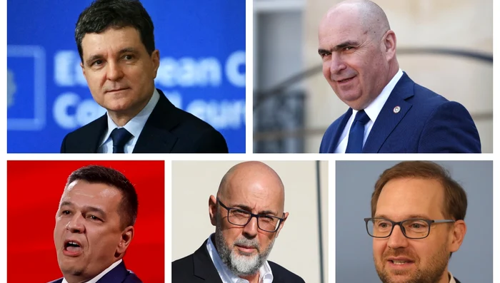 Nicușor Dan, Ilie Bolojan, Sorin Grindeanu, Kelemen Hunor, Dominic Fritz  / FOTO AFP, EPA EFE, Getty Images, Inquam Photos, Mediafax Foto