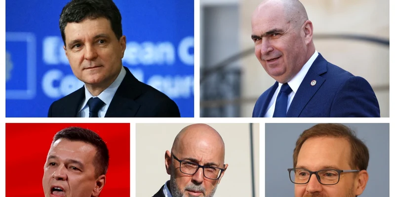 Nicușor Dan, Ilie Bolojan, Sorin Grindeanu, Kelemen Hunor, Dominic Fritz / FOTO AFP, EPA EFE, Getty Images, Inquam Photos, Mediafax Foto