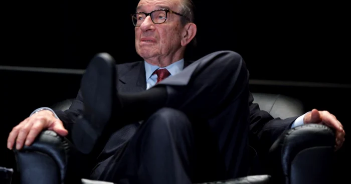 Alan Greenspan a fost preşedintele Rezervei Federale în perioada 1987-2006. FOTO Mediafax/AFP