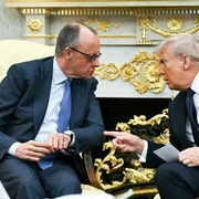 Merz si Trump FOTO AFP