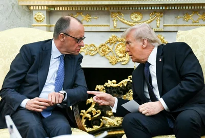 Merz si Trump FOTO AFP