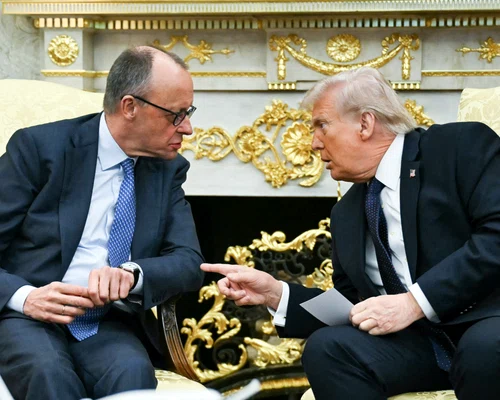 Merz si Trump FOTO AFP