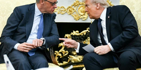 Merz si Trump FOTO AFP