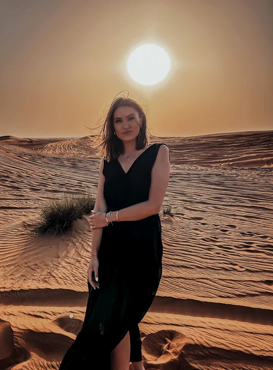 Irina Ursu, printre dunele de nisip