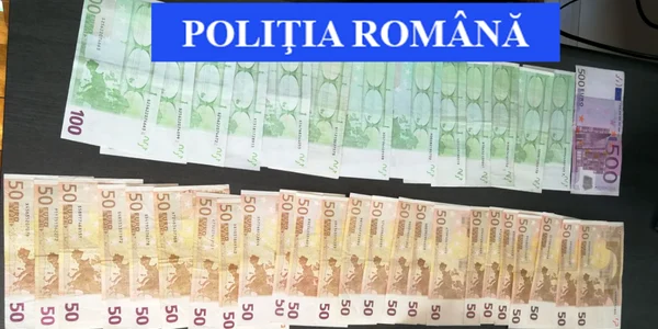 Poliţiştii au găsit sume mari de bani asupra suspectului