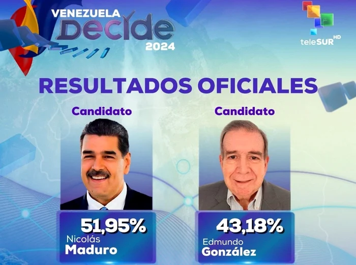 Aşa arată rezultatele contestate ale alegerilor din Venezuela. Foto Facebook